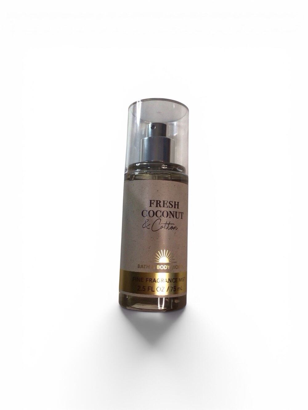 BATH & BODY WORKS FRESH COCONUT & COTTON FINE FRAGRANCE MIST 2.5 fl oz